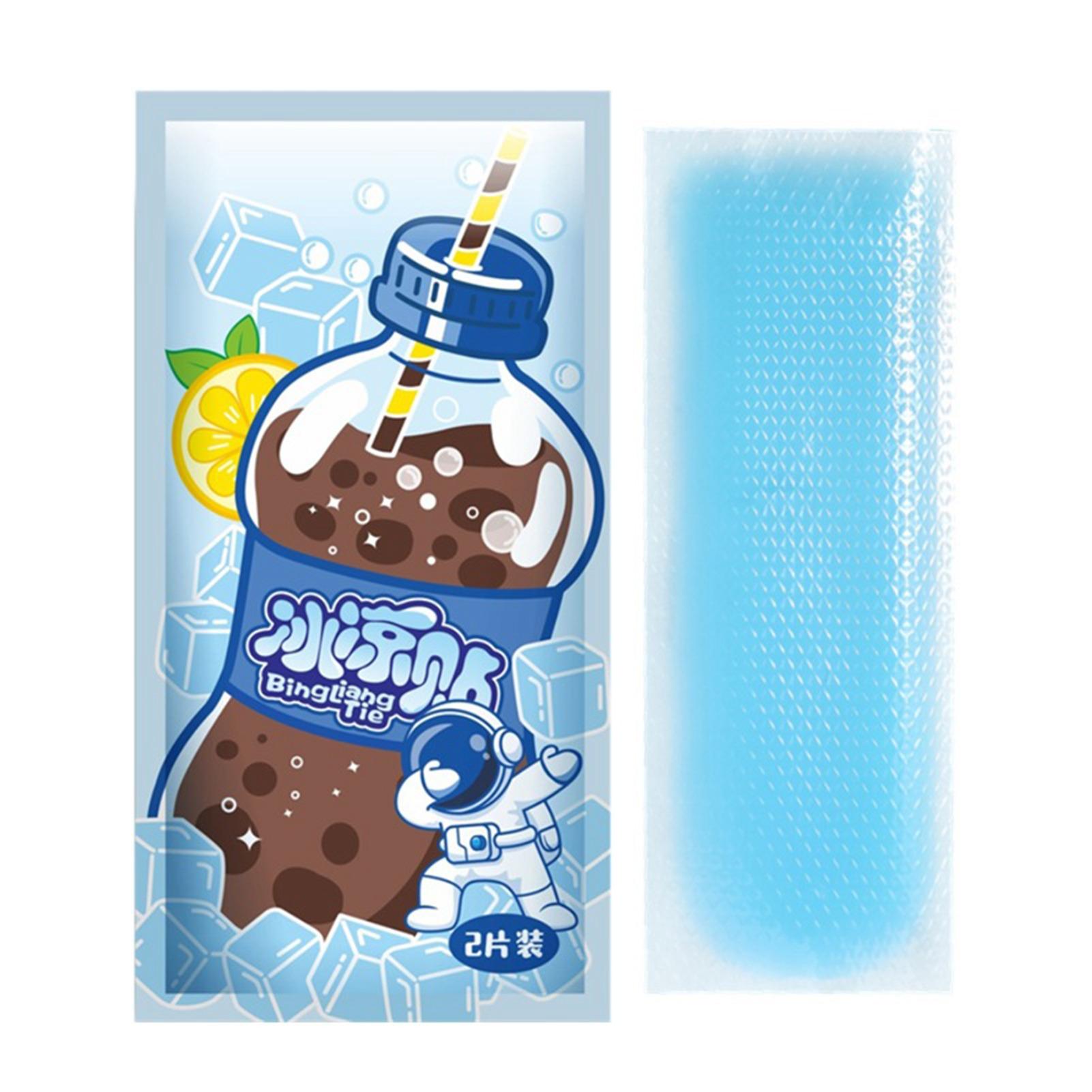 

Охлаждающий пластырь для снятия жара, охлаждающие полоски для лба, гелевая пластина для снятия дискомфорта при жаре