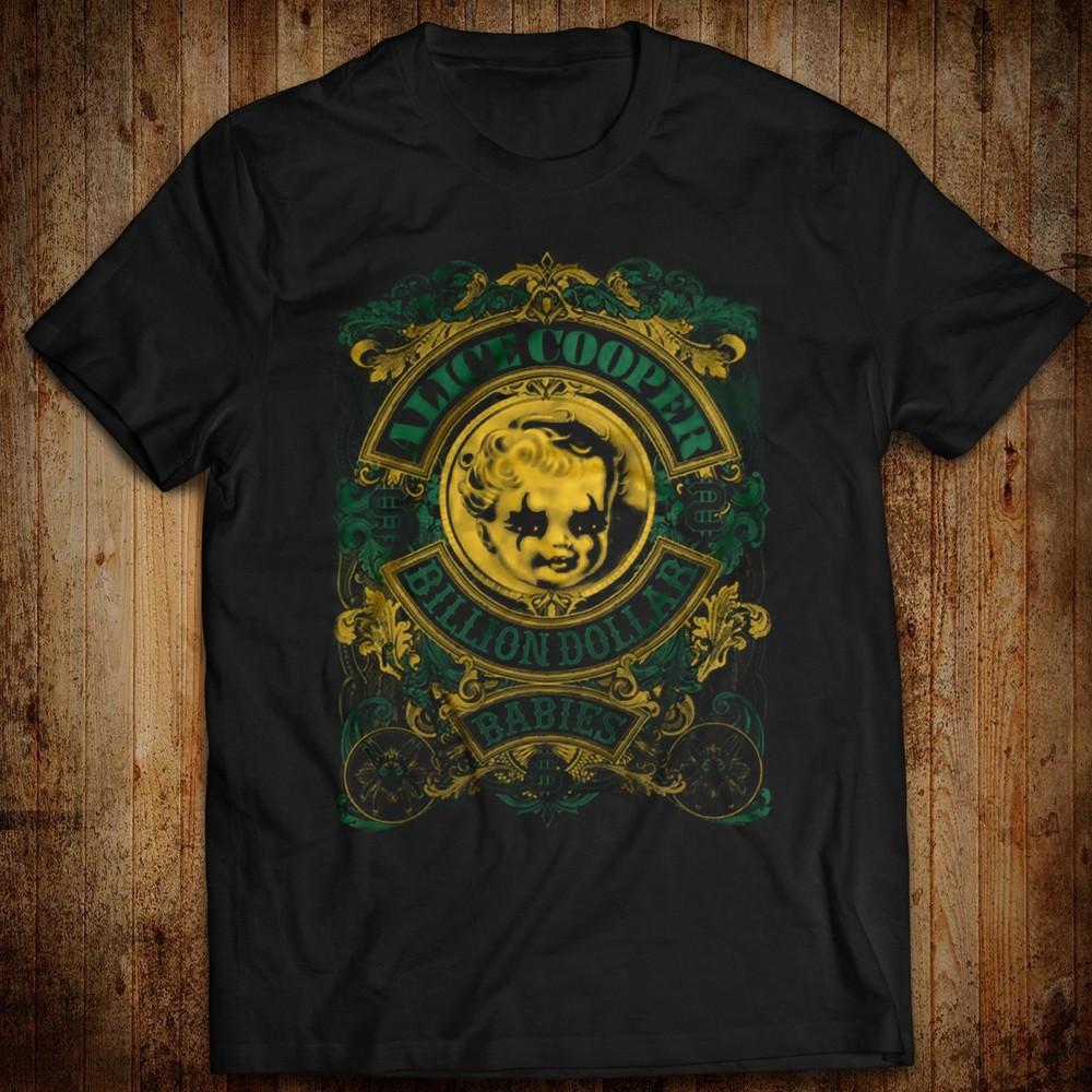 Alice Cooper Billion Dollar Babies T-Shirt Hello Hooray Elected No More Vintage Unisex T-Shirt XXL