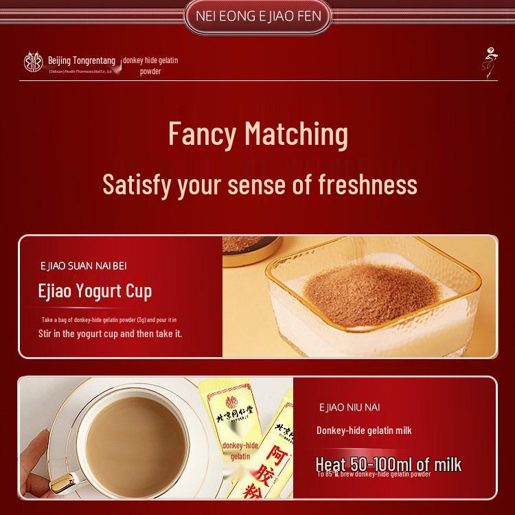 Beijing Tongrentang Ejiao Pulver - Dong'e Eselfell Instantpulver