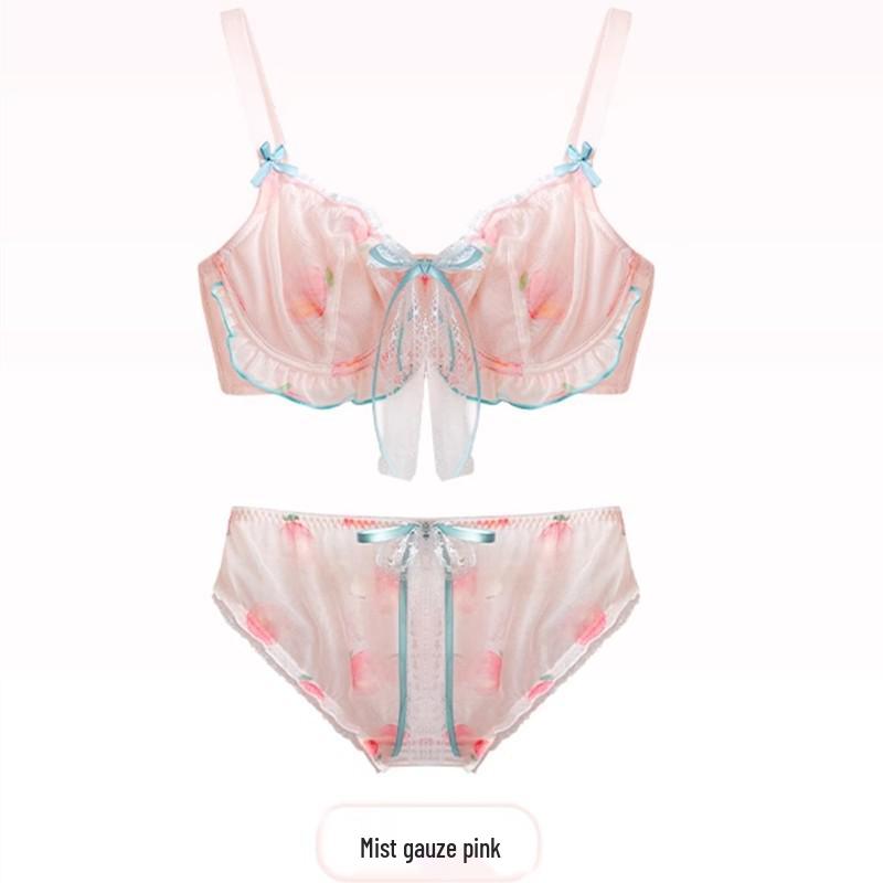 Sweet & Sultry: Japanese Style Ultra-Thin Rabbit Ears Bra – Summer Women's Underwear for a Subtle Look