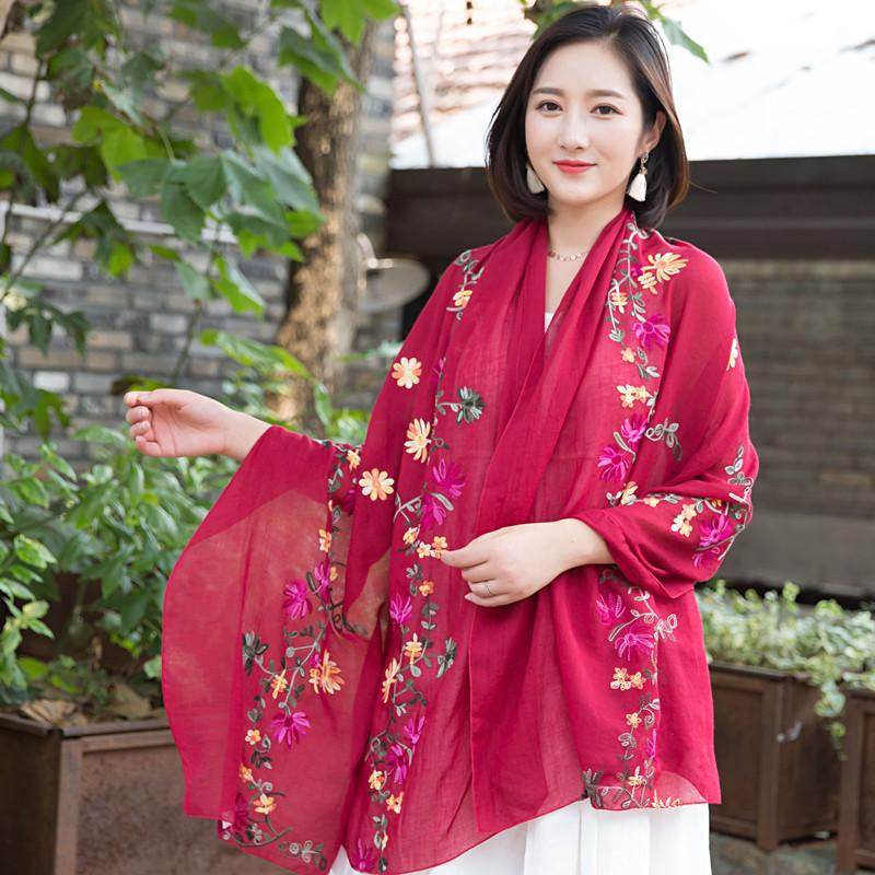 Jarní/Léto nový dámský hedvábný šátek 90 * 180 cm Simulovaný čtvercový šátek z hedvábného kepru Módní velký čtvercový šátek s potiskem Profesionální šátek