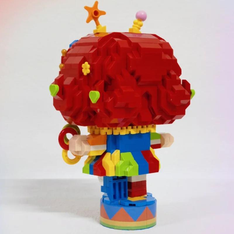 LOZ 8917 Amusement Park Circus Acrobat Clown Joker Ring Doll Model Mini Diamond Blocks Bricks Building Toy For Children No Box