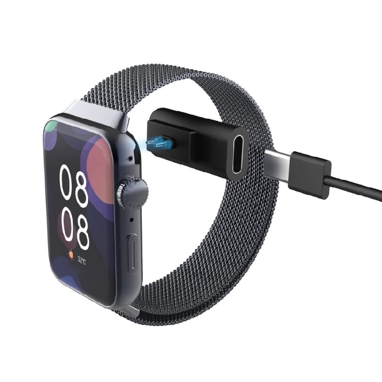 Fast Speed Type C Charging Adapter With Magnetic Alignment For Activity Trackers Includes Detachable Security Lanyard