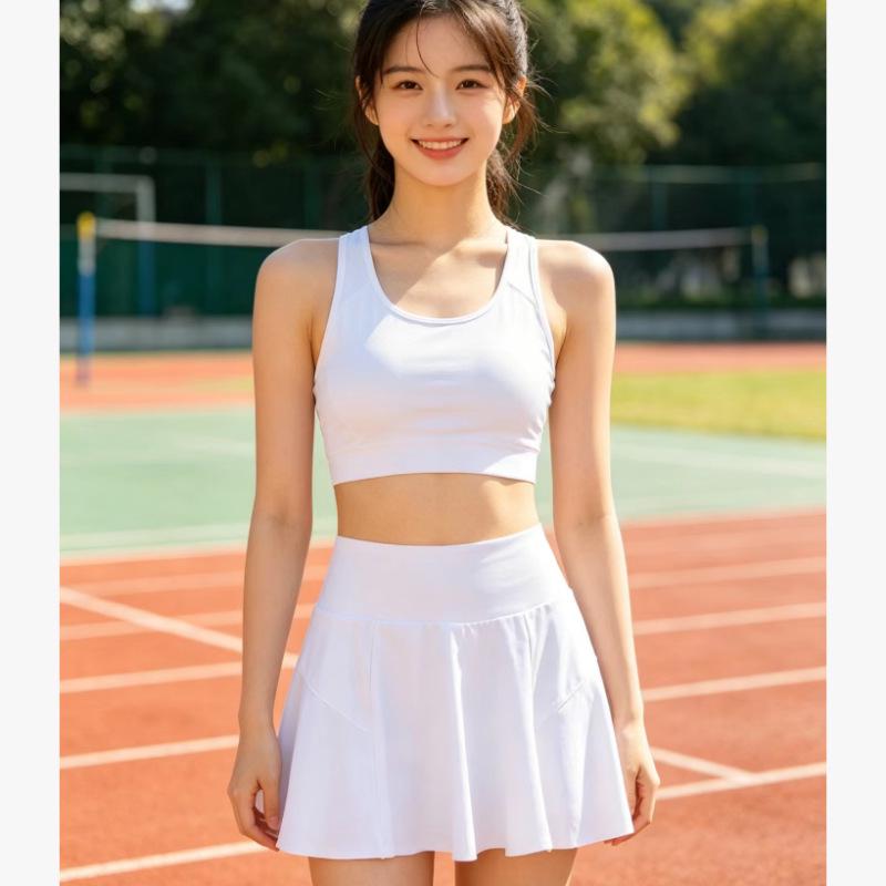 Women's Tennis Skirt with Shorts - Summer Sports Running & Badminton Training DQ702