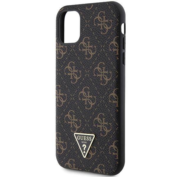 Guess Guhcn61Pg4Gpk Iphone 11 / Xr 6,1 Czarny/Black Hardcase 4G Triangle Metal Logo