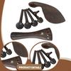 4/4 Full Size Violin Accessories Kit Chin Rest Parts Sturdy,Wood Replacement,Professional Tuning