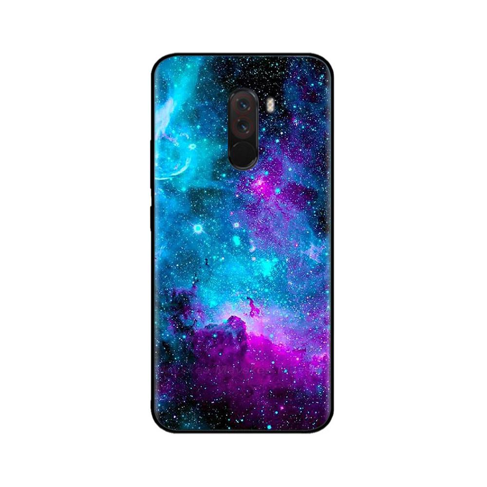Phone Case For Xiaomi Pocophone F1 Global Case Pocofone F1 Silicone Soft TPU Back Cover For Xiomi Poco F1 Case Black Bumper