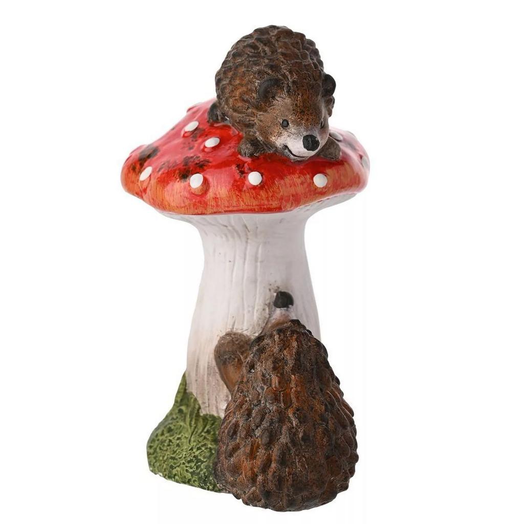 Country Living Hedgehogs & Toadstool Ornament