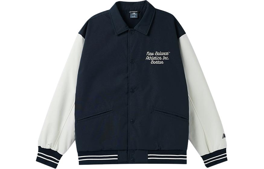 New Balance Baseball Jacket Men s Army Blue AMJ41301-ECL S