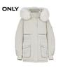 Only Women's 2025 Winter Detachable Faux Fur Hooded Goose Down Parka