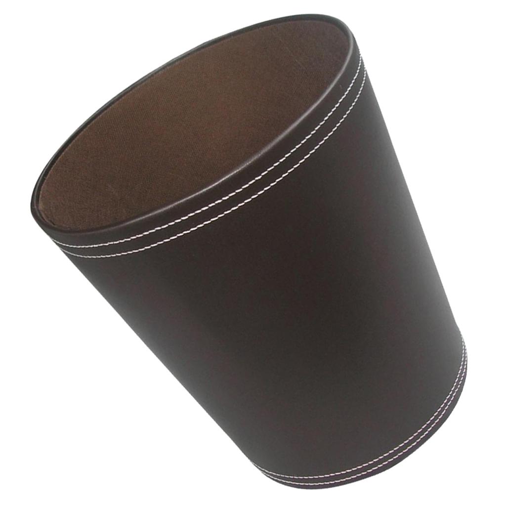 Black/ Bathroom Bedroom Office Wastebasket Garbage Bin Trash Can Waste Storage Basket