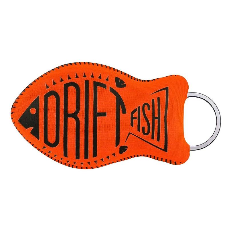 Floating Keychain Boat Keychain Float for Key Ring Neoprene Fish Shaped Buoyant for Key Fob for Swimming Water Sport оранжевый