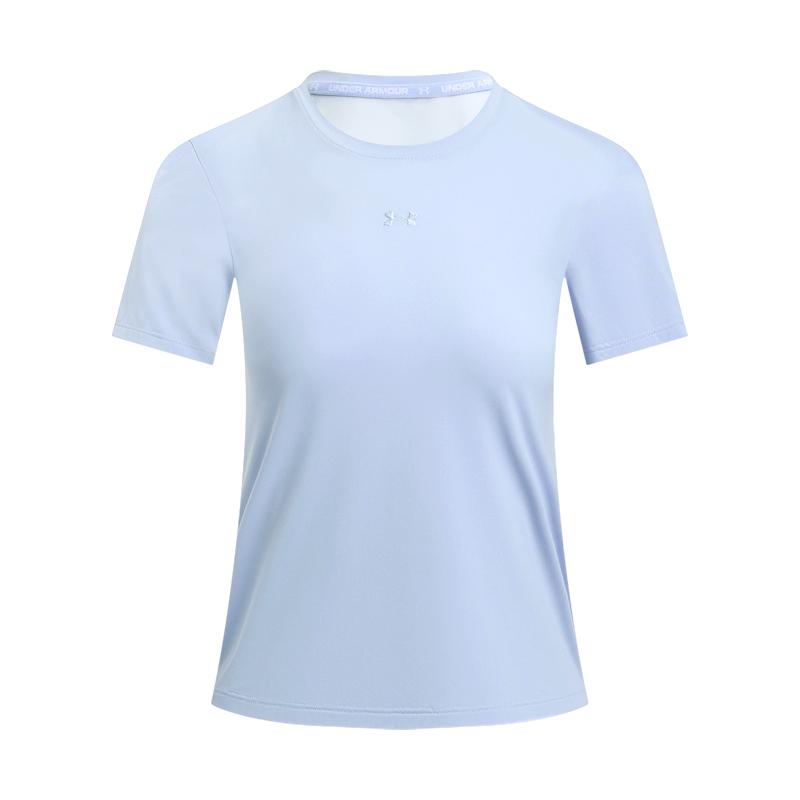 Under Armour Short Sleeved T Shirts Women s Light Blue Purple 6007556-539 M
