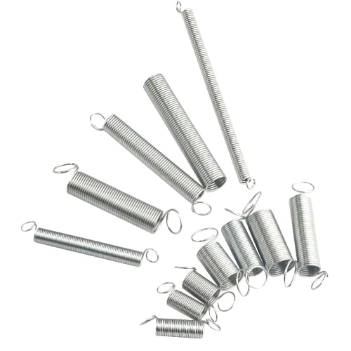 WMYCONGCONG 200-Piece Compression and Extension Spring Set (20 Types) - Zinc-Plated Compression and Extension Springs with Storage Case for Shop and H