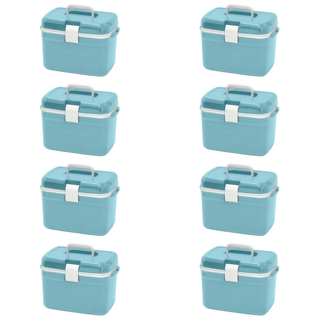 JEJ Astage Forest Crew Cooler Box, Celadon Blue, 13L, Set of 8