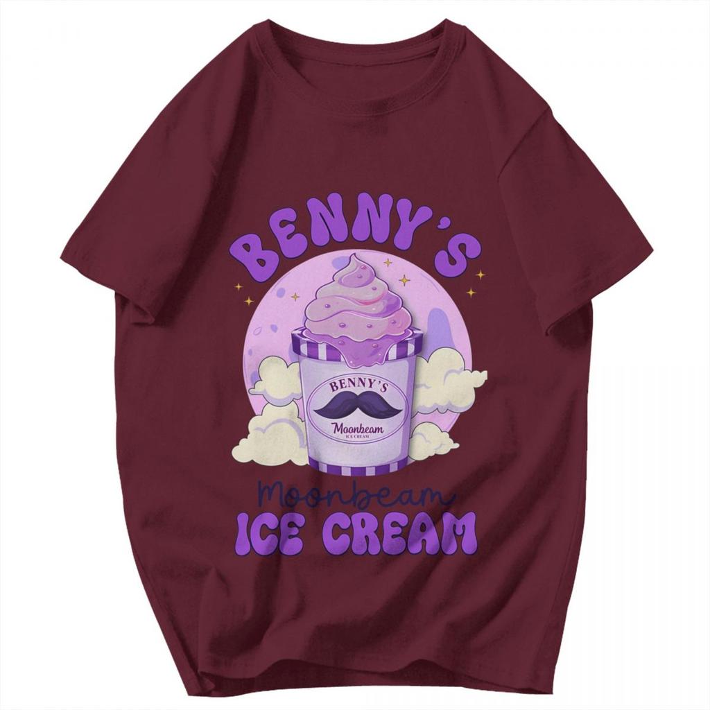 T-shirt da uomo Benson Boone Moonbeam Ice Cream Tour Album 2025 Trendy Estiva Y2K Grafica Personalizzata Abbigliamento Unisex T-shirt