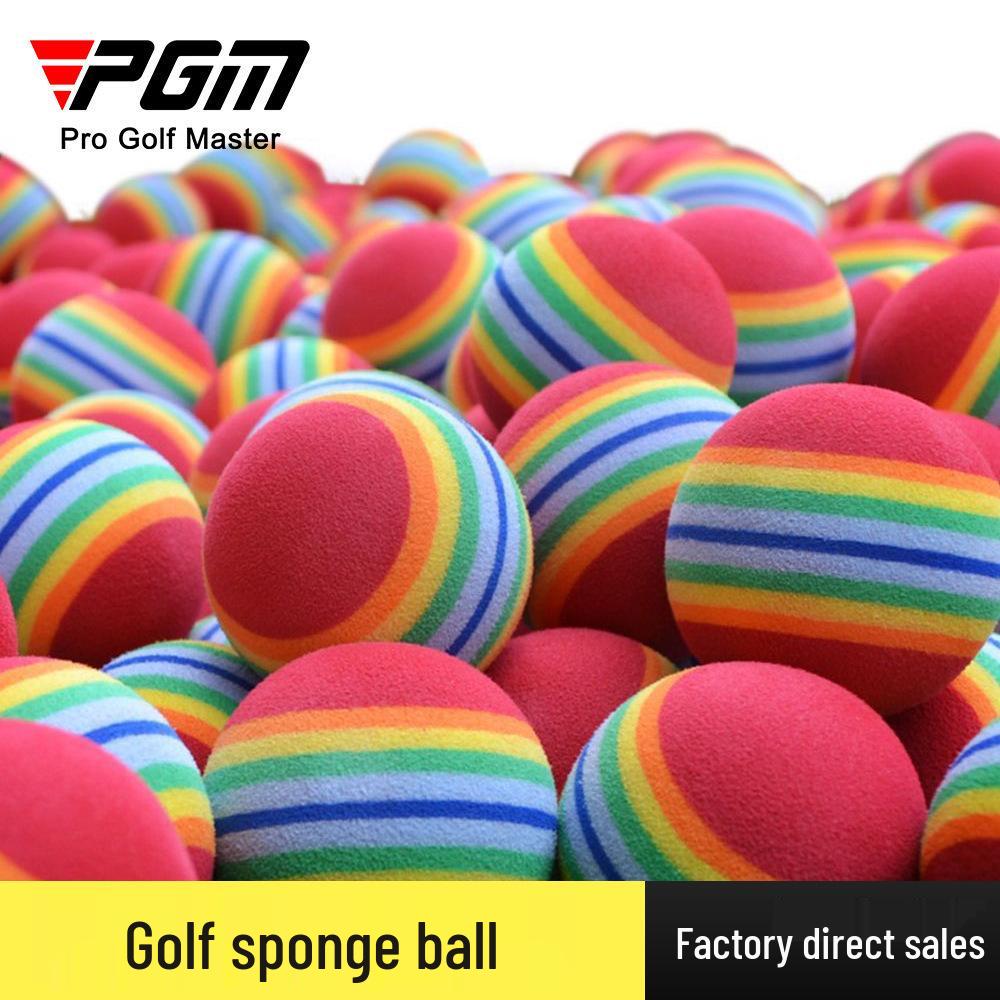 PU Floating Golf Practice Balls in Colored Box Three-layer Ball