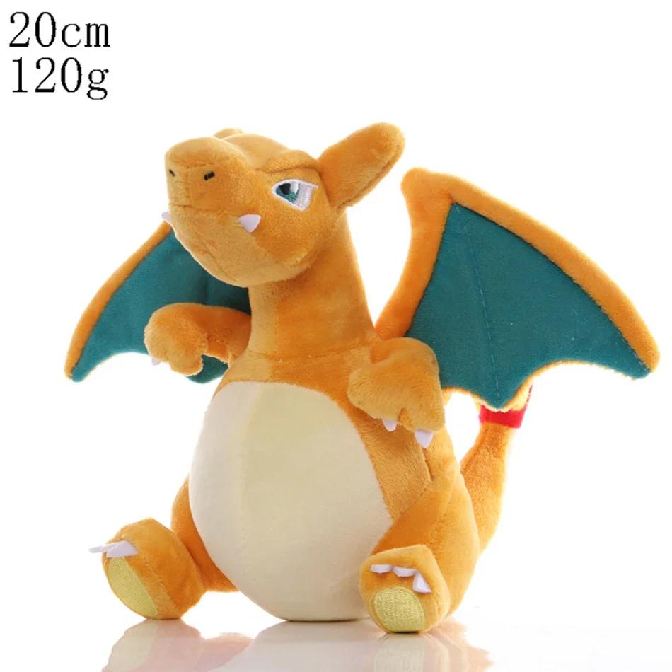 Cute Pikachu Plush Toy Charmander Squirtle Bulbasaur Stuffed Doll Eevee Scorbunny Gengar Snorlax Christmas Gifts