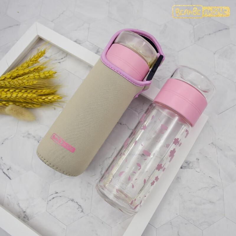 BEANBEANLOVE Double-Layer Glass Tea Infuser Cup