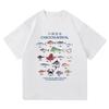Retro Okinawa Ocean Fish Graphic Tee Short Sleeve Unisex Shirt S-5XL Unisex T-Shirt