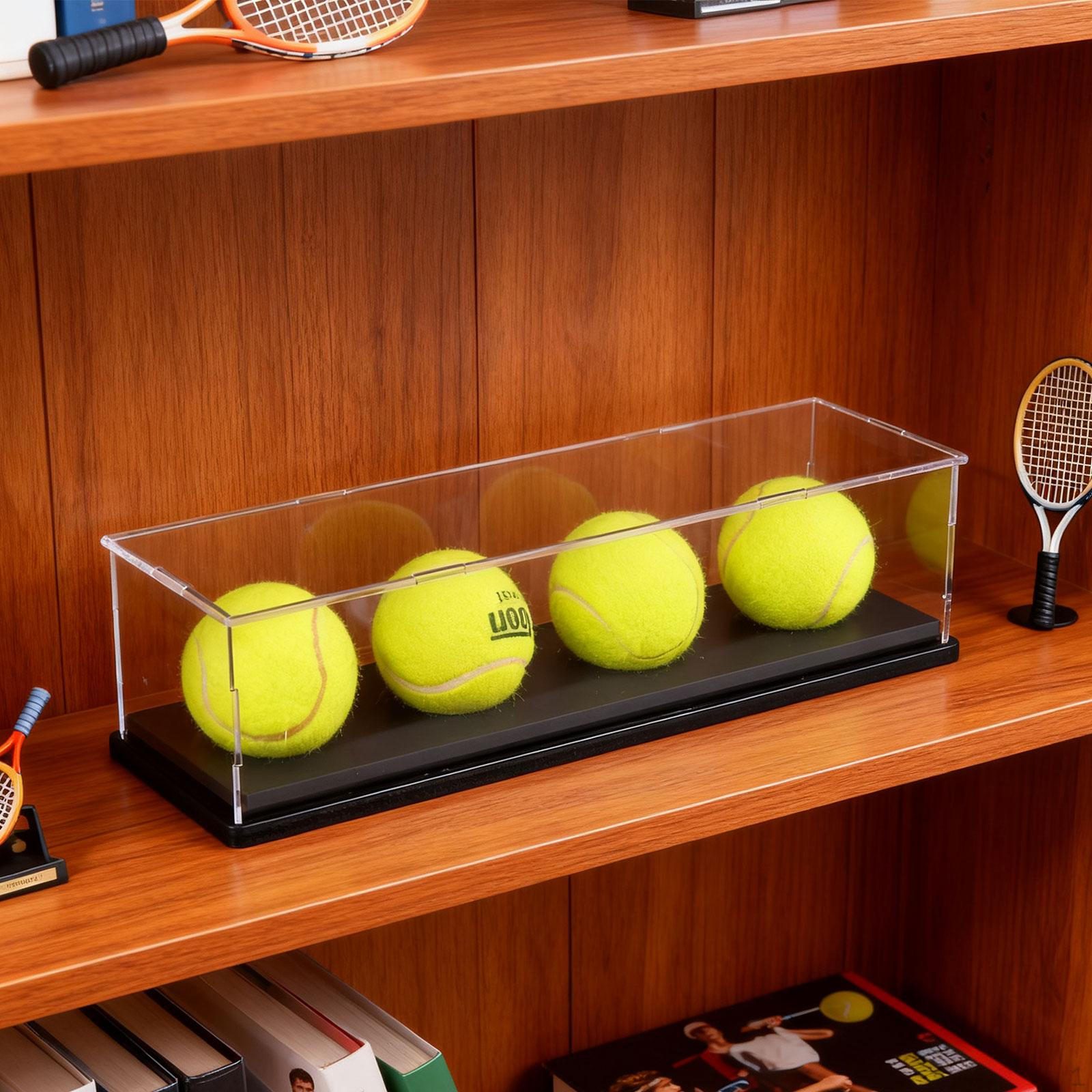 

Baseball Display Case Transparent Showcase Ball Protector Box for Golf Autographed Billiard