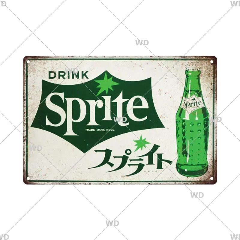 Tin Signs Retro Japanese Style Warning Beer Metal Vintage Signs Decor Plaque Metal Plate Home Club Home Man Cave Wall Decor