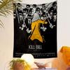 Kill Bill Volume 1 Tapestry Wall Hanging, Tarantino Movie Poster Art, Retro Wall Decor for Bedroom Living Room Dorm