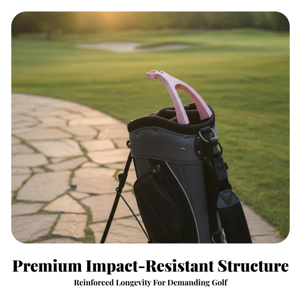 Compact Golf Club Support Stand | Holder with top fastener, Vertical,