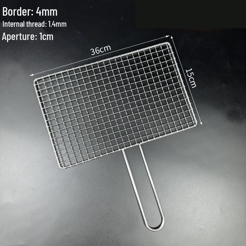 

Kashicong 304 Stainless Steel BBQ Grill Net with Handle
