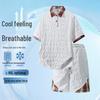 Men's Ice Silk Quick-Dry Polo Shirt & Sport Set