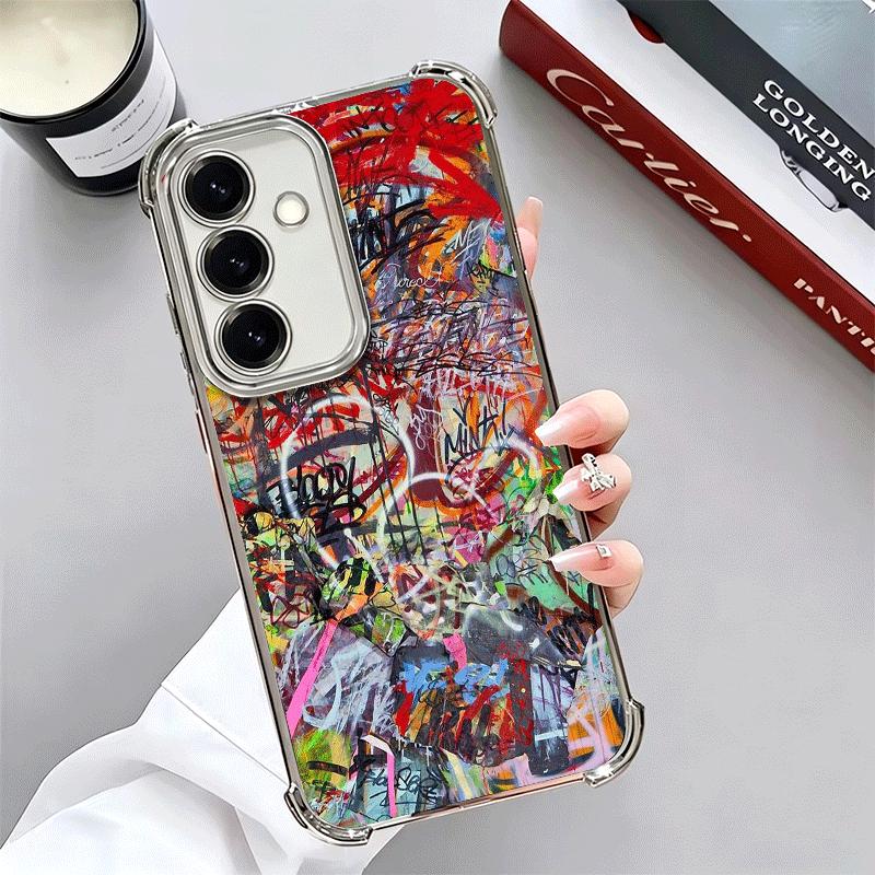 Graffiti Fashion Art Soft Phone Case For Samsung A17 A27 A07 A37 A57 A16 A56 A15 A55 A14 A54 A13 A53 A26 A36 A25 A35 A24 A34 A23