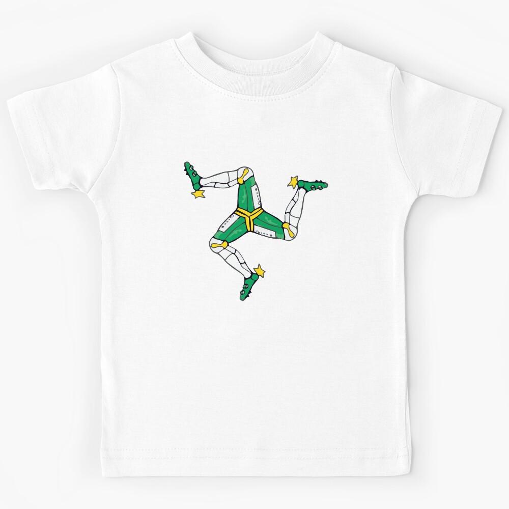 Isle of Man, Legs of Man, Illustrated Tribute Kids T-Shirt 120