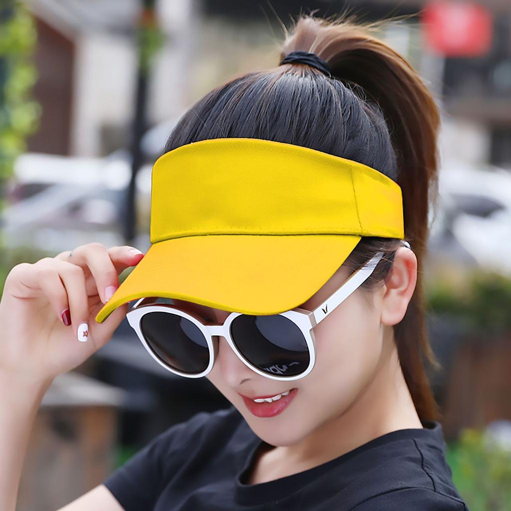 Pure Cotton Summer Sunshade and Sunscreen Empty Top Hat