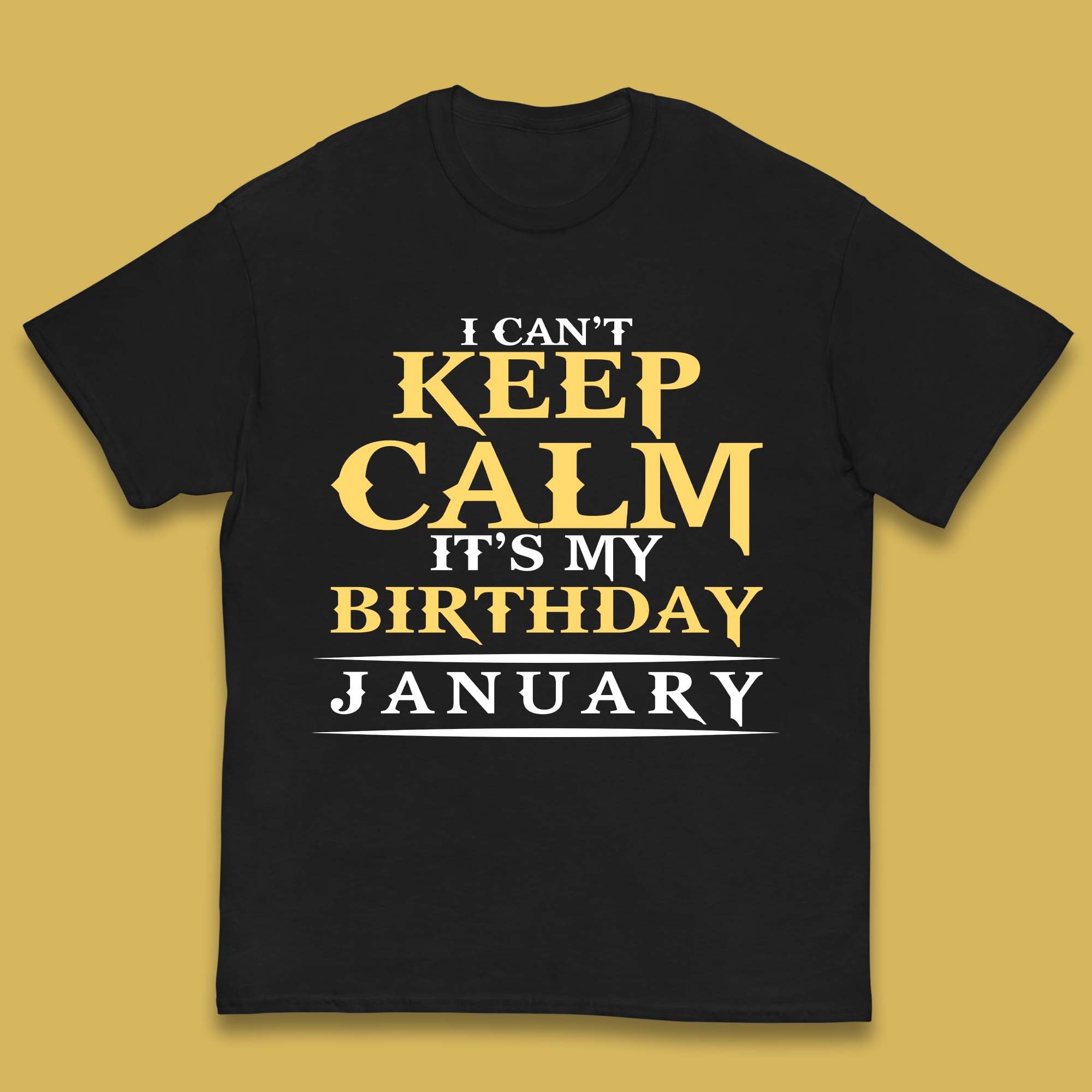 January Birth Party Kids T-Shirt 100