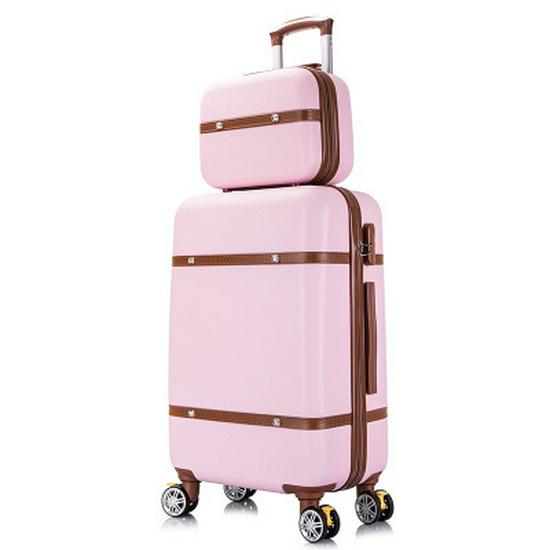 Retro Large Capacity Suitcase with Universal Wheels, Trolley Cabin Luggage for Men and Women