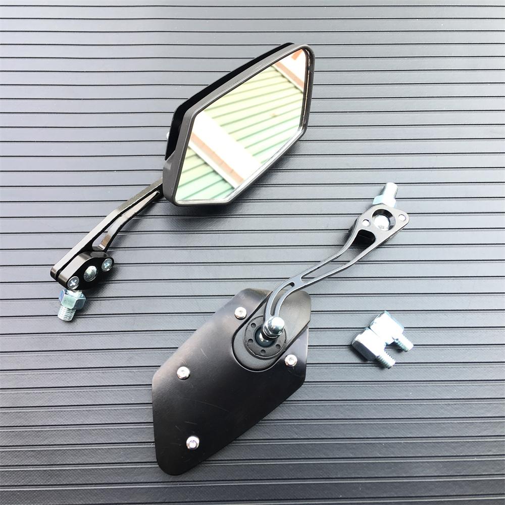 Aluminum Universal 8mm 10mm Motorcycle Handlebar Rear View Mirrors Anti-glare Mirror for Honda Yamaha Suzuki Scooter