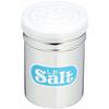 Endo Shoji Commercial Seasoning Can, Small (with Acrylic Lid), Salt, 18-8 Stainless Steel and Polypropylene, Made in Japan, BTY02002