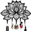 1pc Metal Wall-Mounted Hanger Rack Modern Decorative Coat Rack, Wall Hanging Storage Hook, Stylish Home and Bedroom Wall Decor