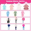 Barwawa 30cm Doll Clothes, 1/6 Scale Doll Dresses, 26 Sets = 3 Outfits + 8 Dresses + 3 Coats + 1 Pants + 1 Shaggy Coat + 10 Pairs of Shoes, Suitable f