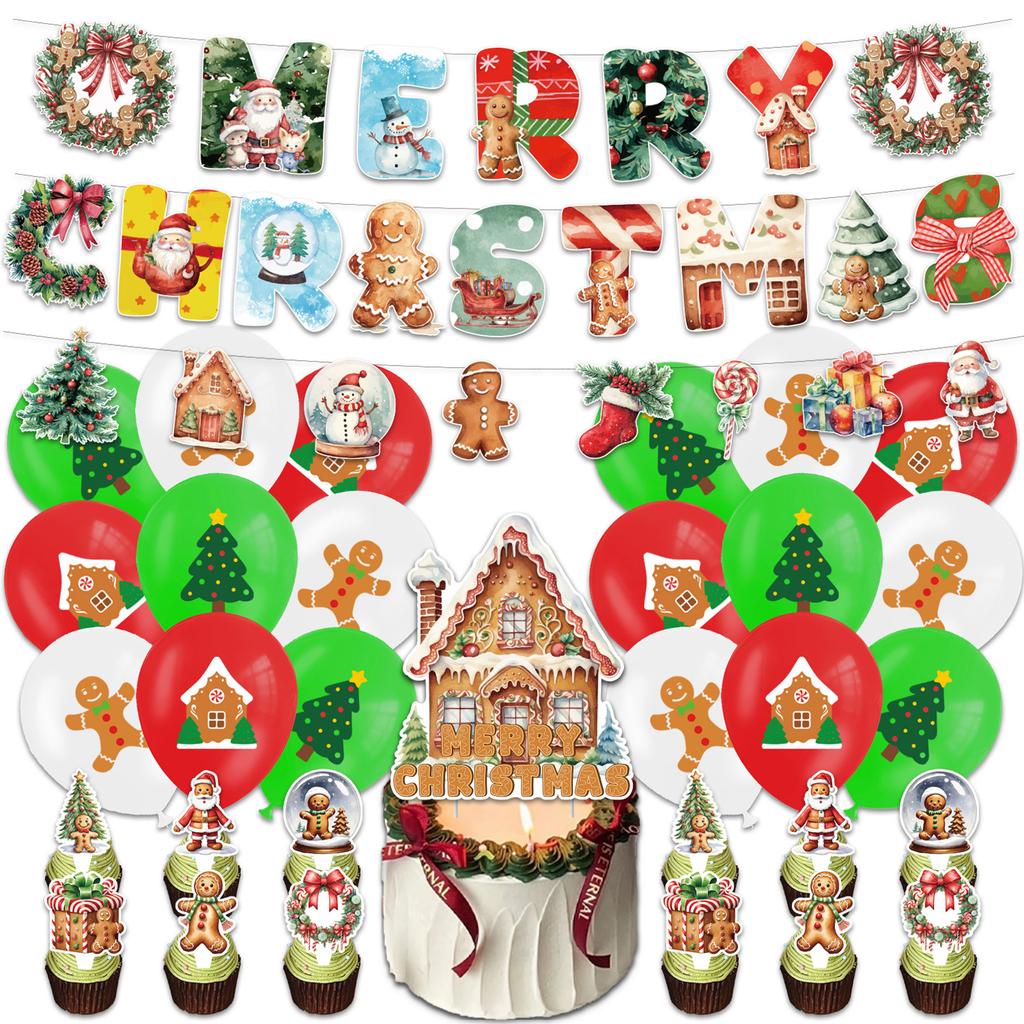 Christmas-themed Party Decorations