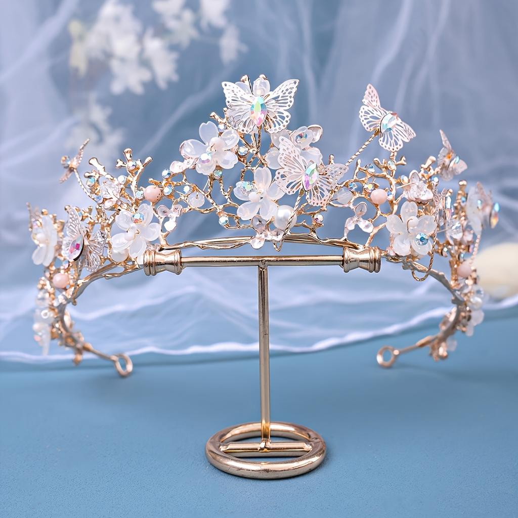 Butterfly Crown Ball Party Festival Cosplay Crown Runway Headpiece