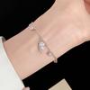 Sea Series Metal Shell Dolphin Bracelet Imitation Pearl Beach Hand Chain  Women