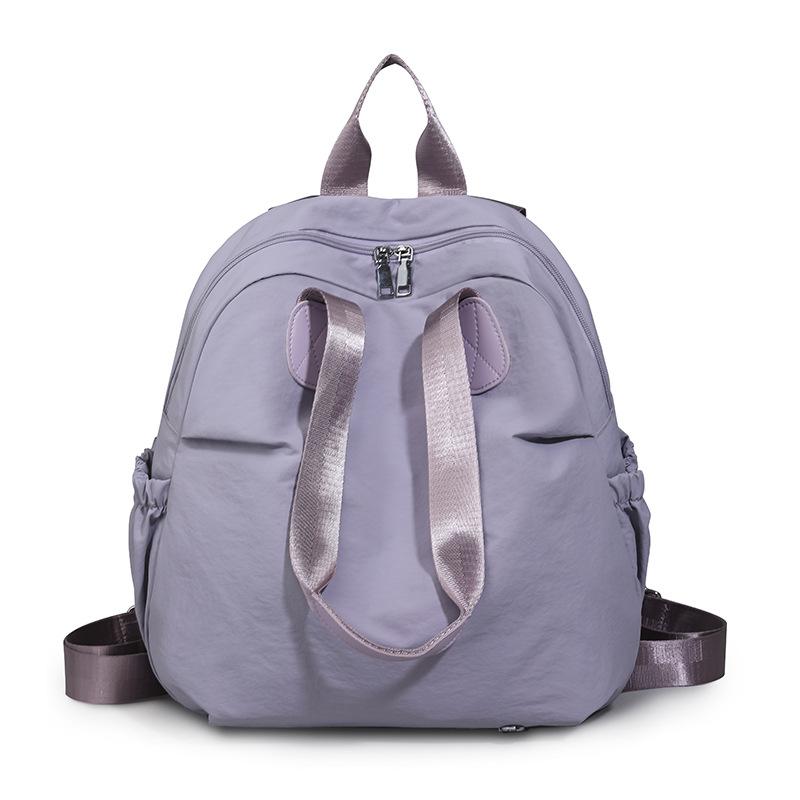 Nylon Backpack Women's Large Capacity Lightweight Schoolbag Student Travel Backpack