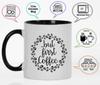 Inkdotpot Enjoy Your Coffee 11 Oz Ceramic Coffee Mugs Great For Bride Funny Novelty Gift For Coffee