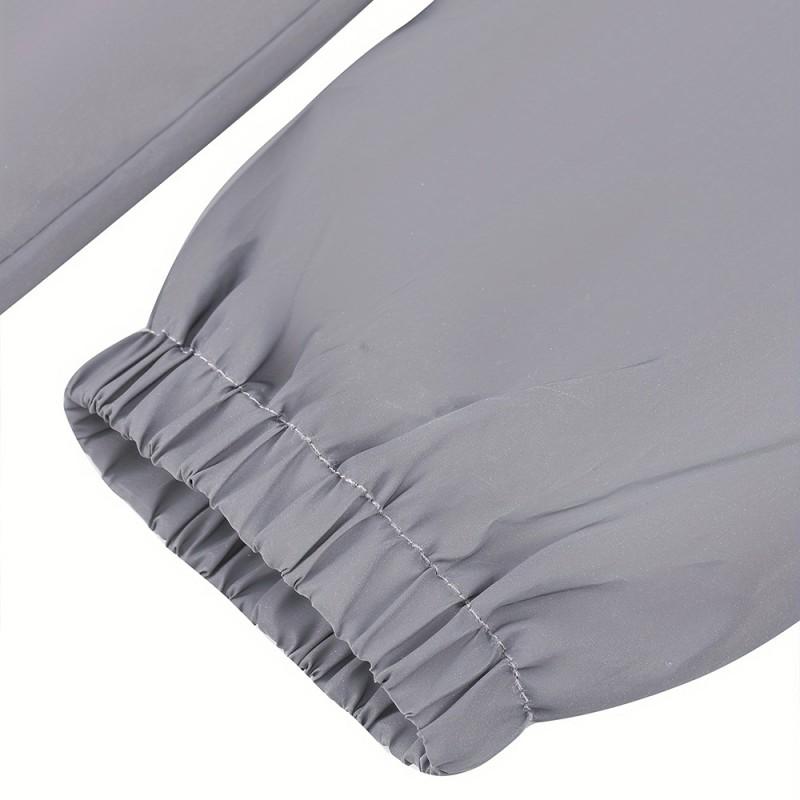 Mens Loose Fit Hooded Reflective Jacket Cycling Outdoor Wear