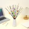 Colorful Foam Eggs Berry Branch Speckled Egg Realistic Easter Eggs Bouquets Simulation Egg Plastic Spring Floral Stems