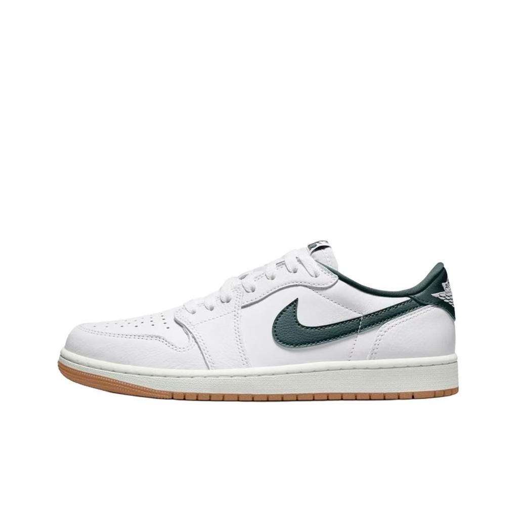 Jordan Air Jordan 1 Celadon Glaze Ink Blade Low Top Vintage Basketball Shoes Unisex Jasper CZ0775-133(Team836--SBOX)