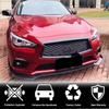 Накладка на передний бампер Lip V1 (для Q50 Base 2018-2023, Карбон) для Infiniti Q50/Q60
