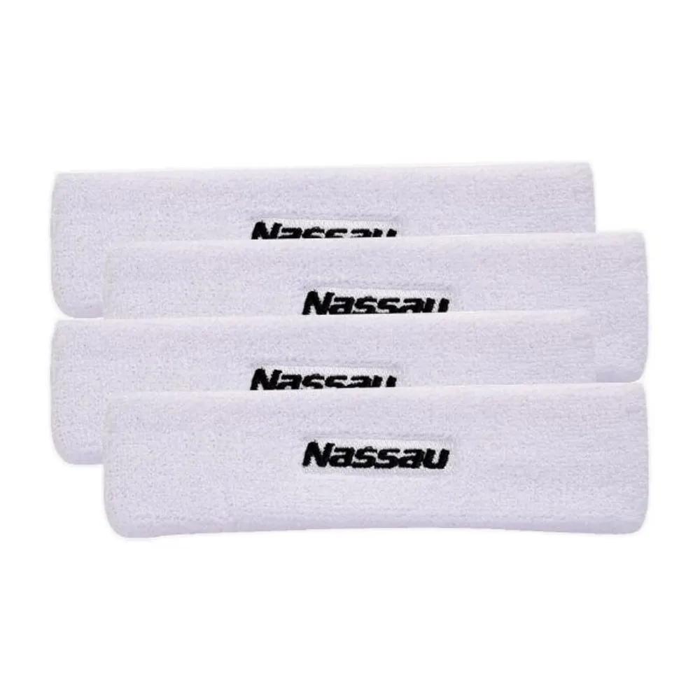 NASSAU Hairband White 4-Pack NSBDSH-WH