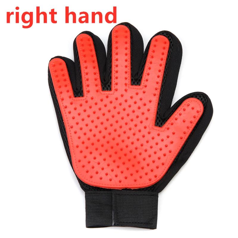 1Pc Pet Grooming Glove Cat Hair Brush For Cleaning Massage Dog Cat Removeing Hair Brush Dematting Deshedding Glove